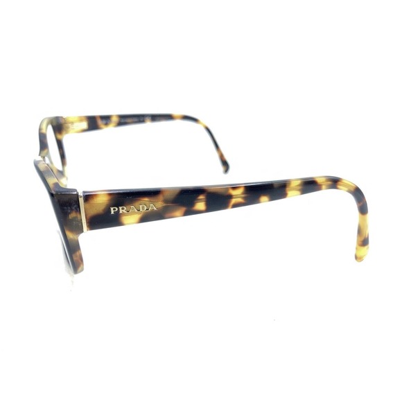 Prada VPR 18O NAI-1O1 Black Tortoise Brown Eyeglasses Frames 54-18 135 Italy - Picture 7 of 12